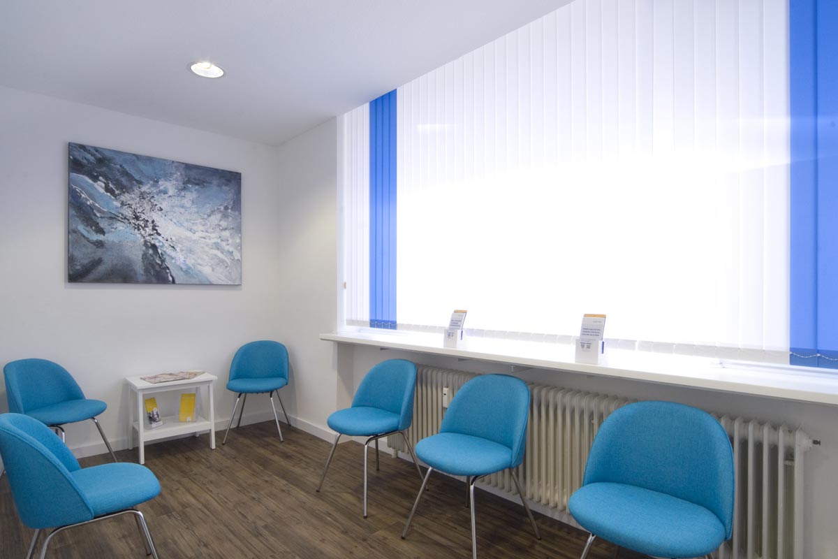 Wartezimmer Zahnarztpraxis Ahrensburg